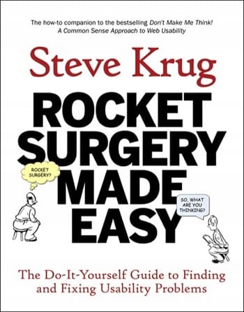Обложка книги «Ракетная хирургия с легкостью», Стива Круга.